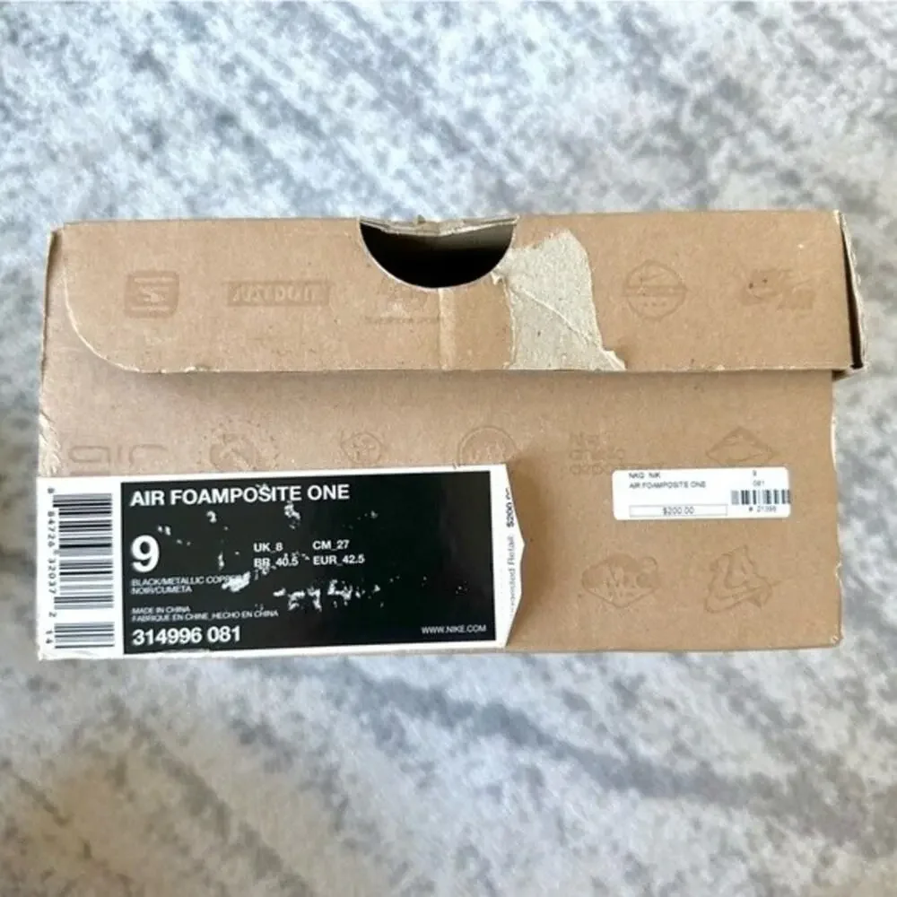 Nike Air Foamposite One Dirty Copper Size 9 314996-081